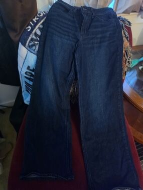 Old Navy Dark Wash Wide-Leg Jeans